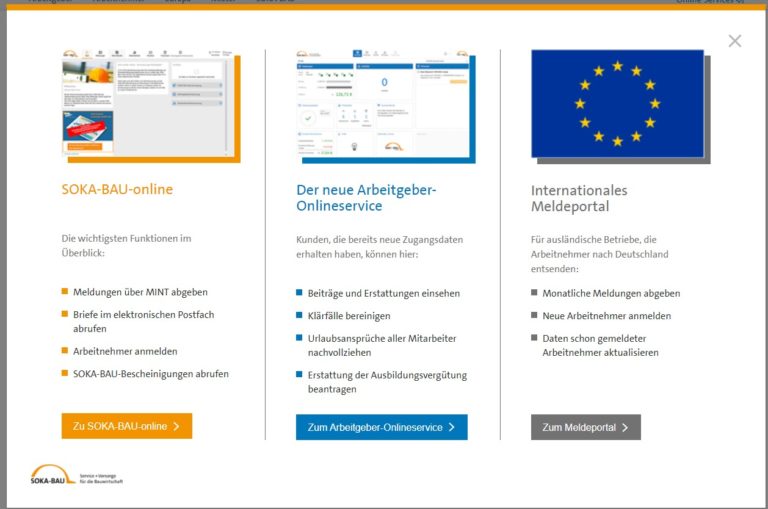 Unsere Onlineservices – einfacher Zugang über soka-bau.de – Blog